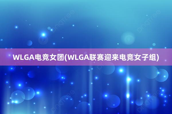 WLGA电竞女团(WLGA联赛迎来电竞女子组)